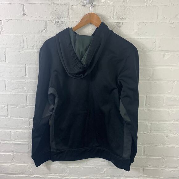 Nike Men's Pullover Graphic Hoodie Drawstring Long Sleeve Black Size Small - Picture 2 of 5